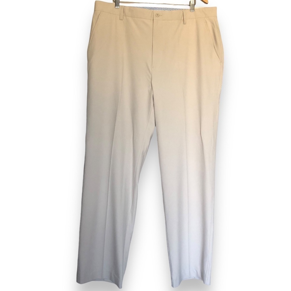 NWOT FootJoy FJ Creased Leg Golf Pants Dressy Cream Off-White Men’s Size 40/34